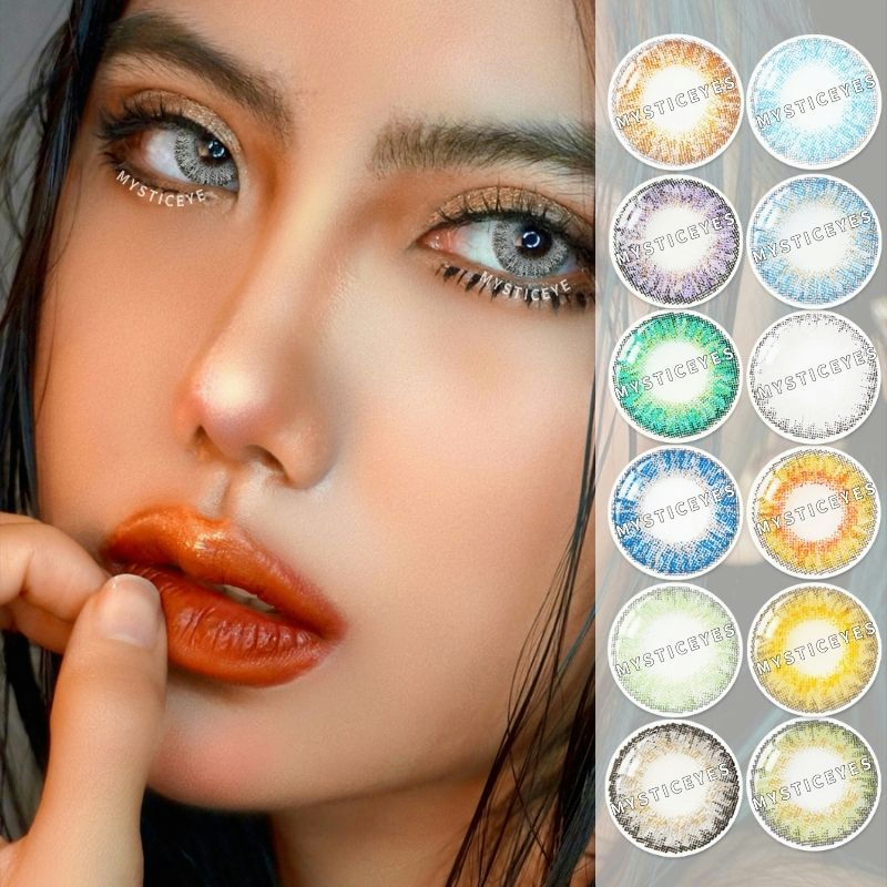 [✅COD] MYSTICEYES SOFTLENS THREE TONE SERIES NADINE COLOR CONTACT LENS 14.0MM