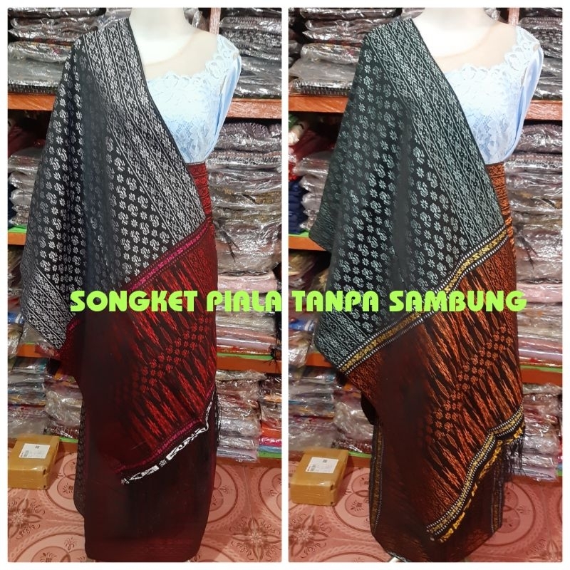 Songket Piala Mewah Tarutung Tanpa Sambung
