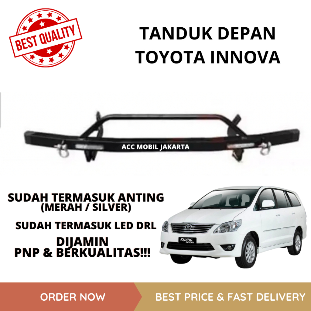 TANDUK DEPAN MINI INNOVA - BESI PENGAMAN BUMPER DEPAN INNOVA