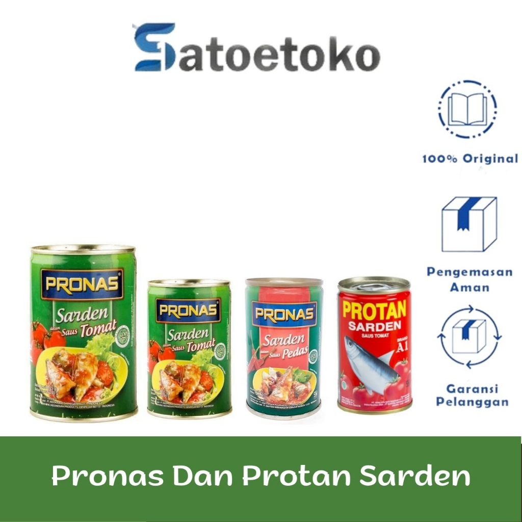 

PRONAS SARDEN (155 GR, 425 GR) DAN PROTAN SARDEN 155 GR