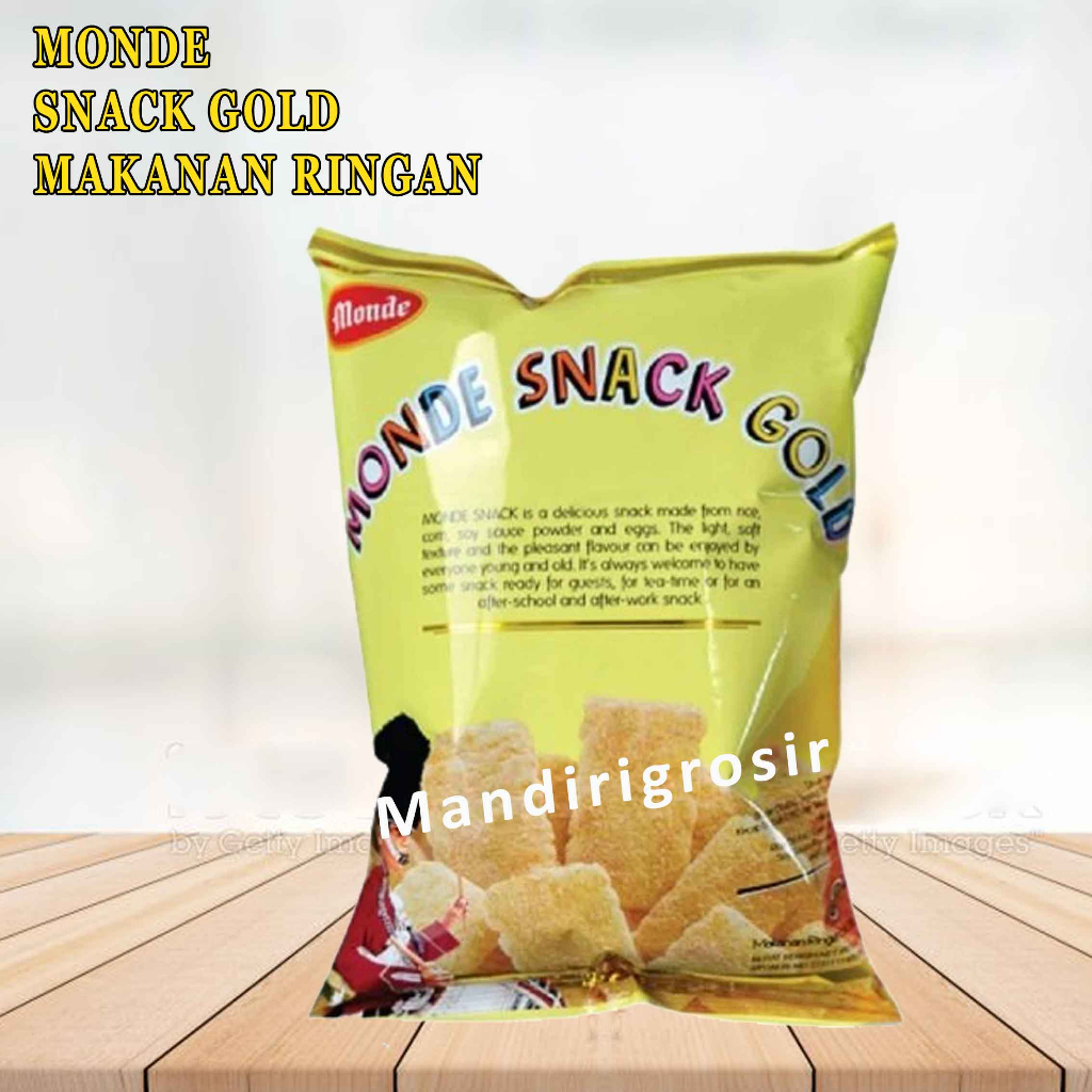 * MONDE * SNACK * GOLD * 60g * Makanan ringan