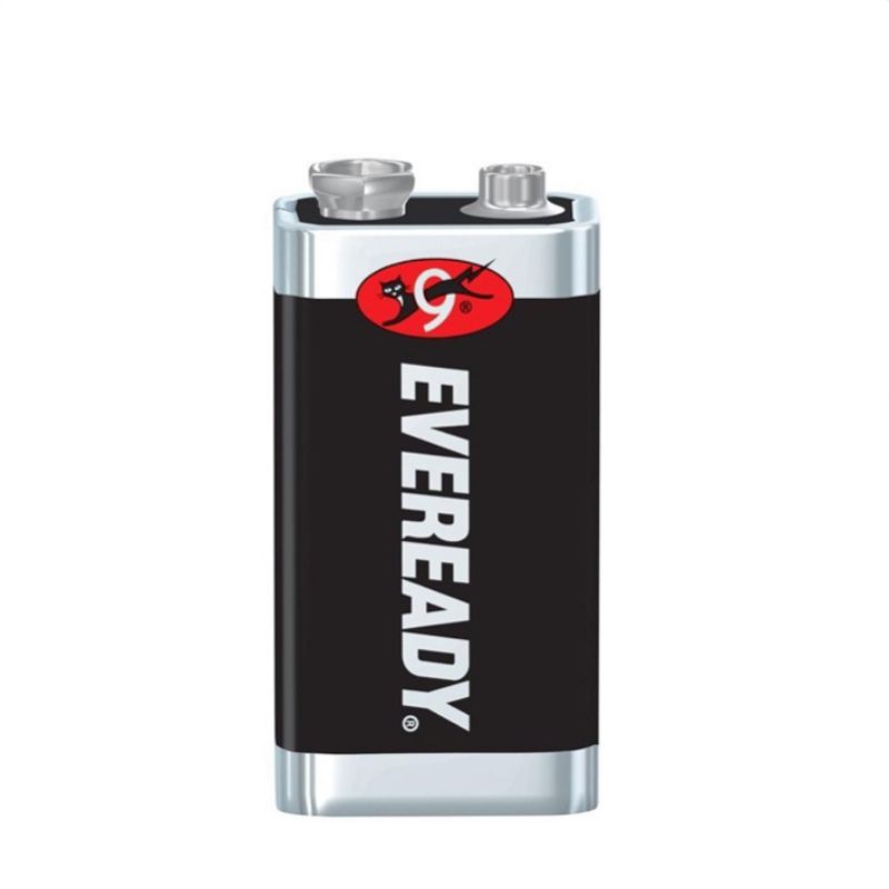 Baterai 9 volt / Baterai Kotak Eveready Super Heavy Duty 9 Volt Hitam 1222 SW1 / baterai petak 9v