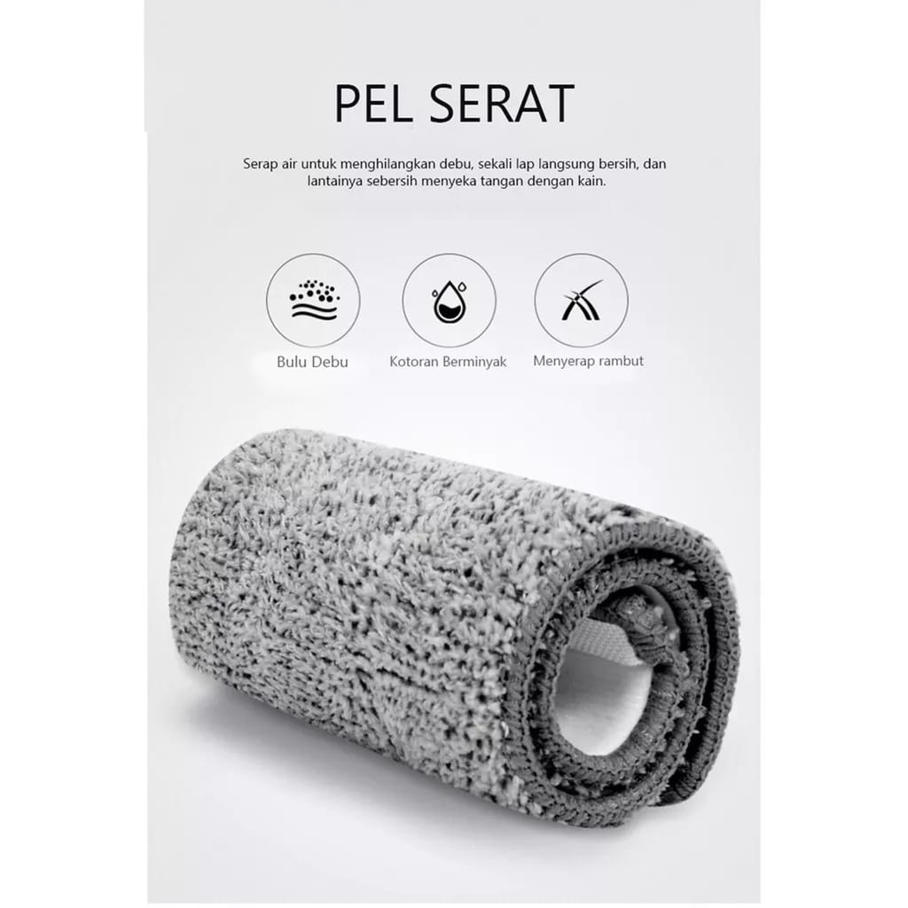 Refill Kain Pel Microfiber Kain Pel Ultra Mop 32 x 12 Cm Kain Pel Microfiber Refil Baru Murah Import