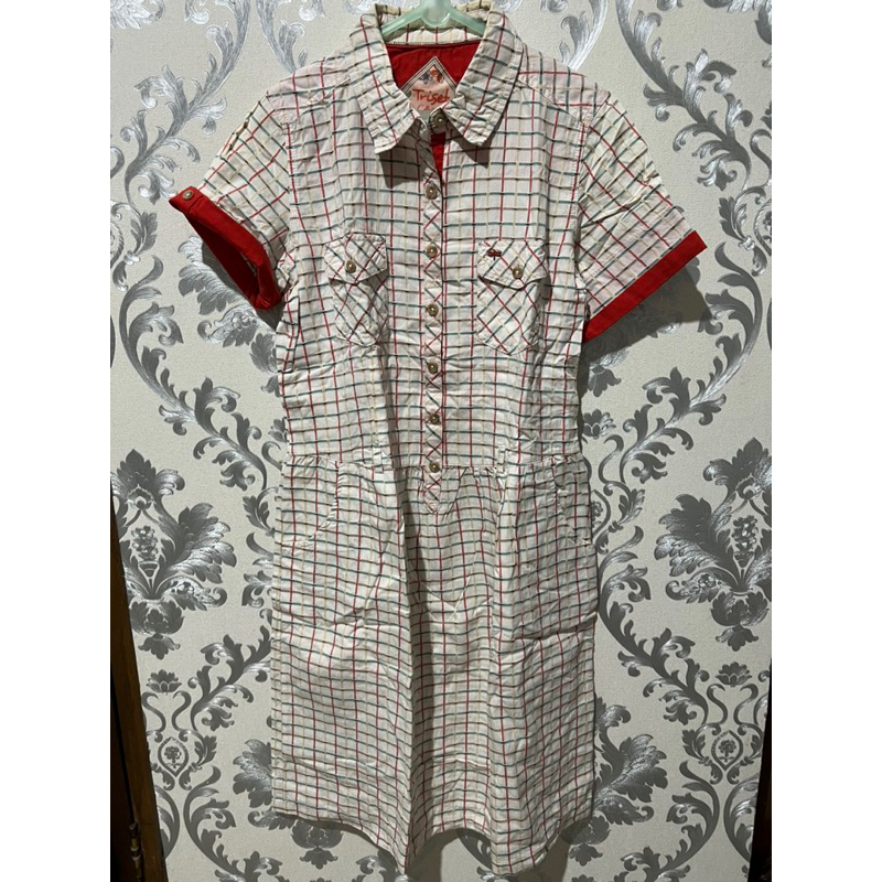 Triset dress wanita terusan