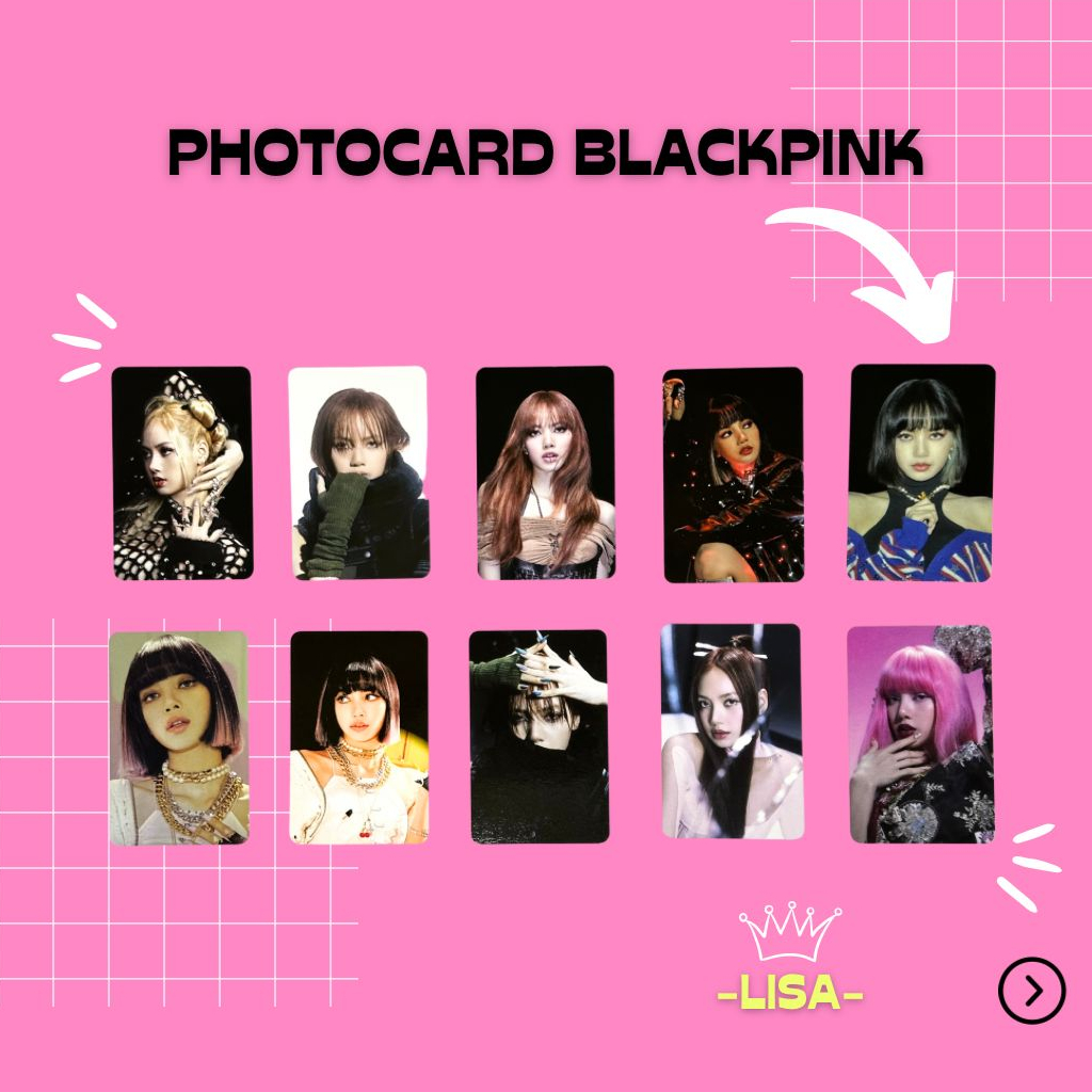 Photocard Blackpink x Flimty Exhibition Jakarta Set isi 10pcs Sealed