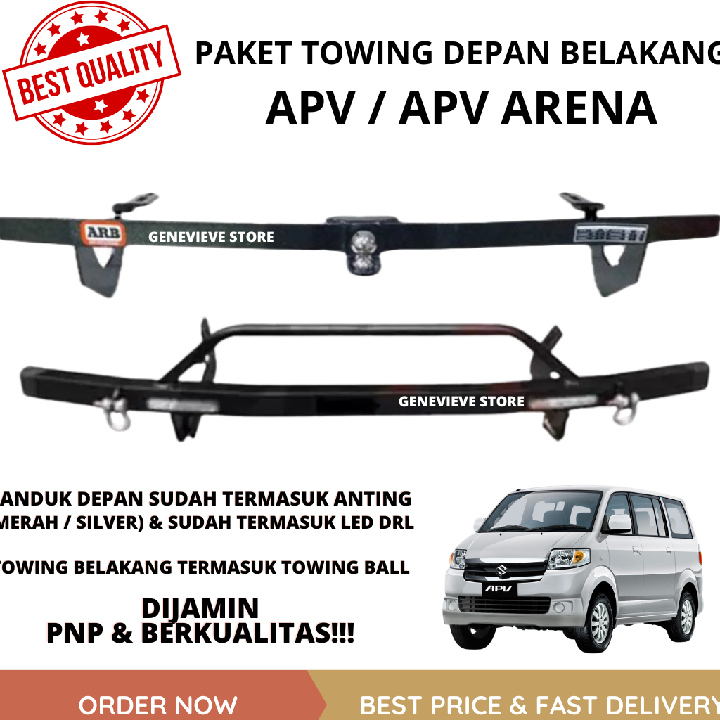 PAKET TOWING APV / APV ARENA DEPAN BELAKANG ORIGINAL MODEL ARB