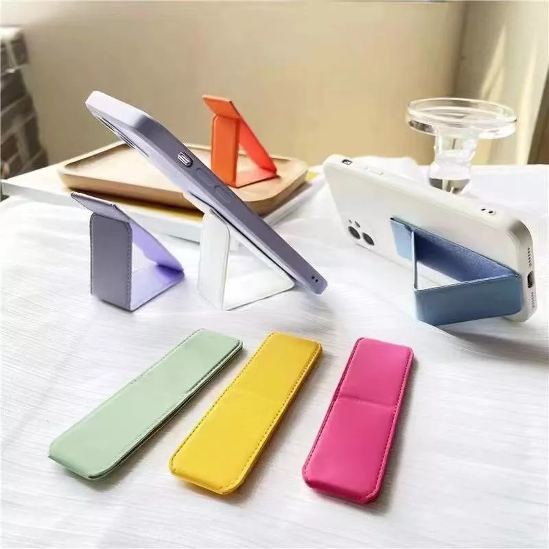 2 in 1 Stand Holder Griptok Magnetic Grip Hand Multiband Korean Style Sandaran HP Holder Phone Bracket Universal Handphone Silikon Candy Macaron