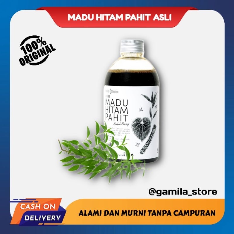 

Madu Hitam Pahit 350 Gram Madu Hutan Herbal Organik