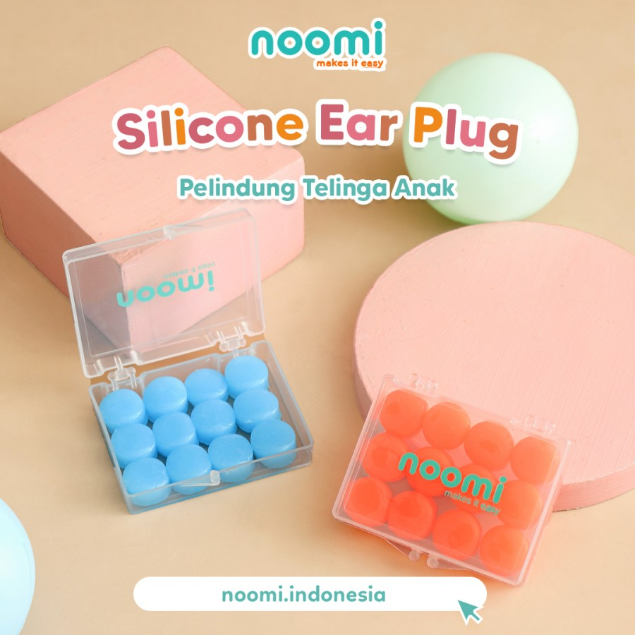 Noomi - Earplug Silicone (Pelindung Telinga Anak)