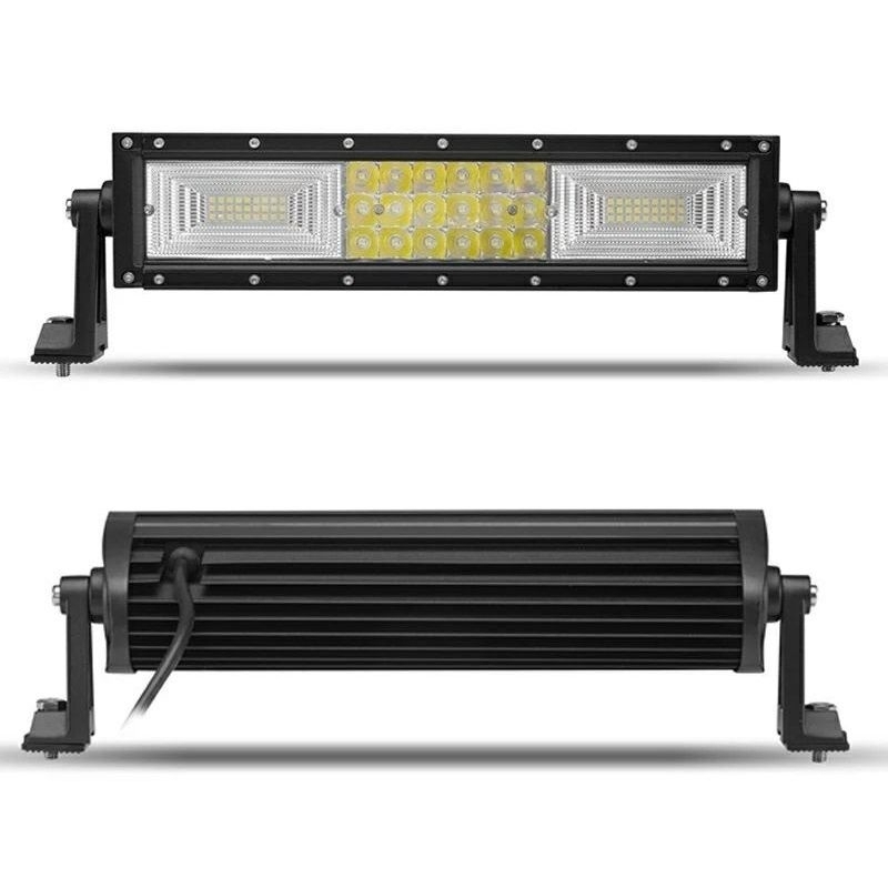 Lampu Tembak 24 Volt LED CWL 72 Mata CREE 30 Cm Sorot Truk Bus Canter Tronton Traktor Jauh Dekat High Low Hi Lo Putih 144 Watt Offroad Truck Bis Fuso Tractor Hino Ragasa Floodlight Spotlight Bar Cree LightBar Work Light Mobil Alat Berat Waterproof 24V