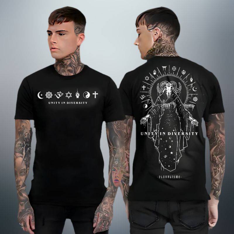 KAOS DISTRO PLURALISME BAPHOMET ORIGINAL UNITY IN DIVERSITY