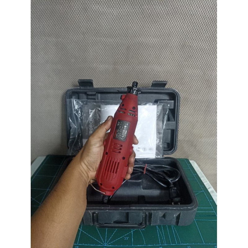 Worcraft mini die grinder mesin gerinda mini bor tuner listrik