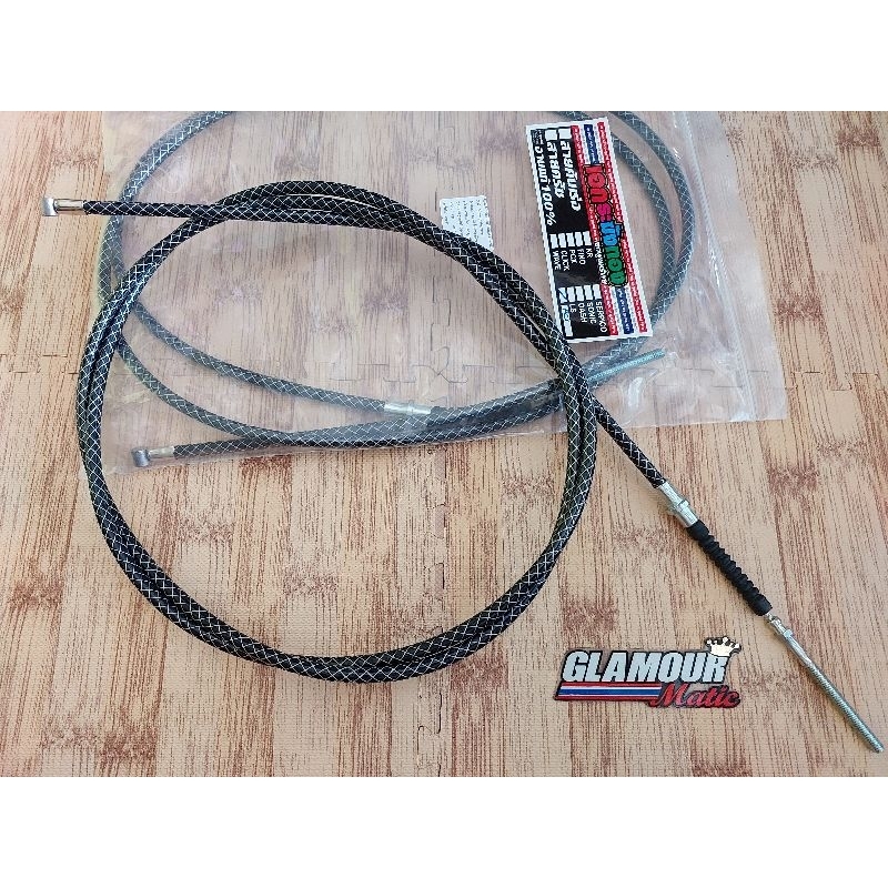 kabel rem belakang pcx cbu serat hitam