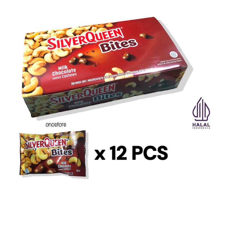

Silverqueen Bites Cashew 12 x 30 g