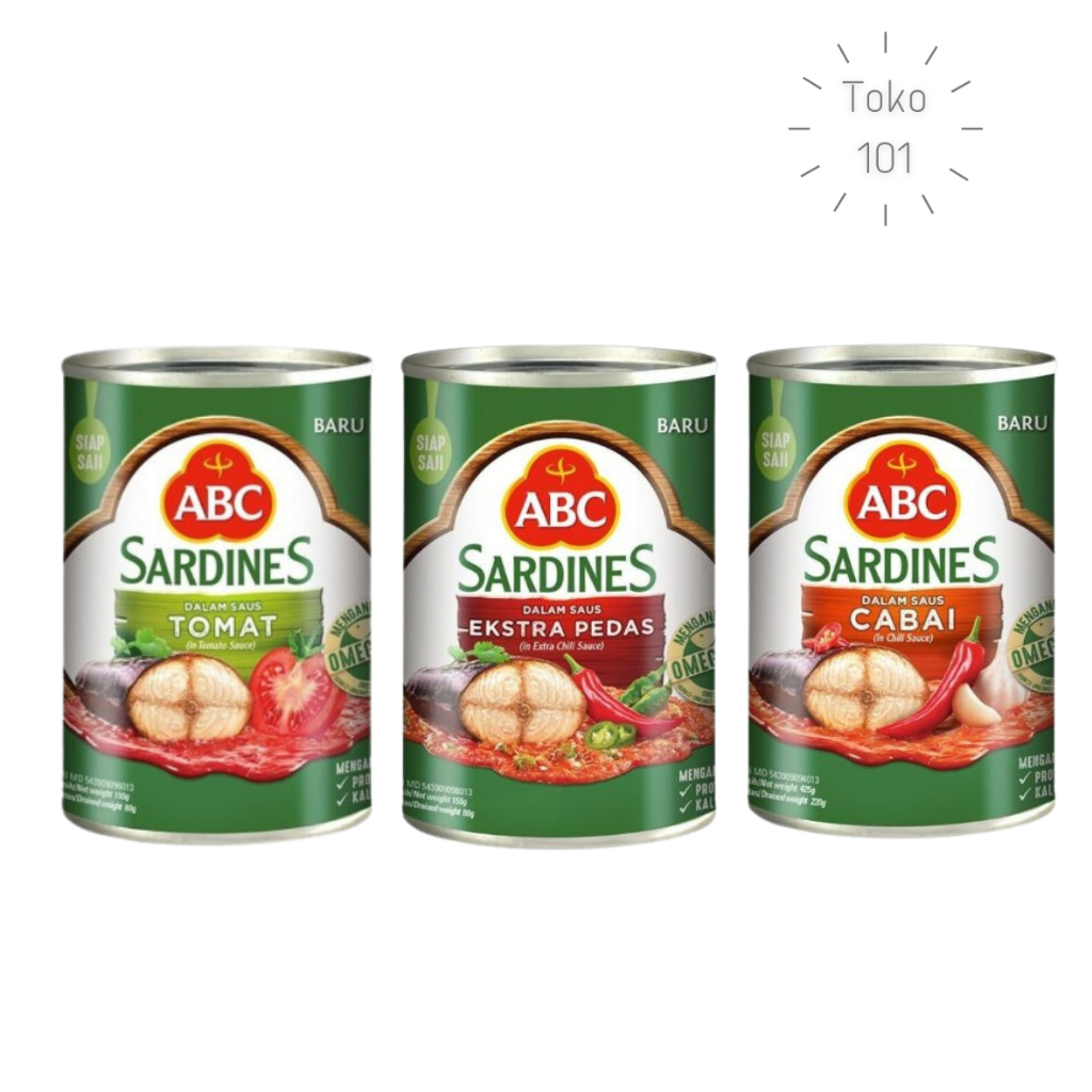 

ABC Sarden Ikan Kaleng 155gr