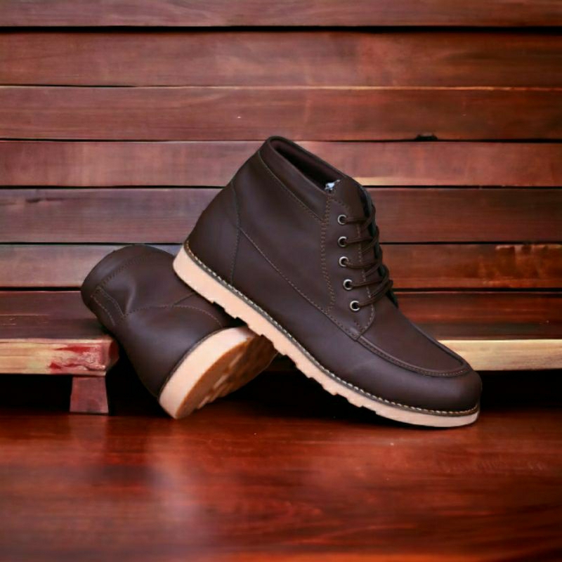 JOERLY Sepatu Boots Pria Casual Kerja Formal Fashion Klasik Trendi Original Synthetic Leather Men Shoes