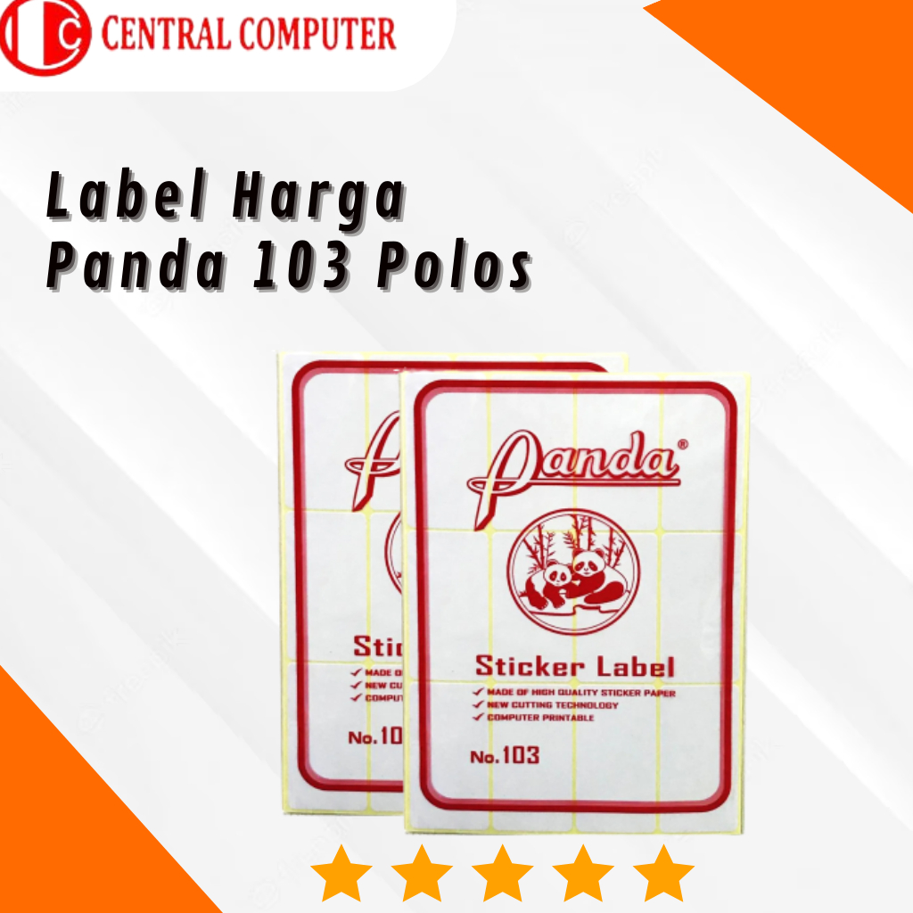 

Stiker Label Panda 103 Polos