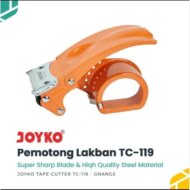 

(COD)Joyko Tape Dispenser Pemotong Lakban Pita Perekat Cutter TC-119