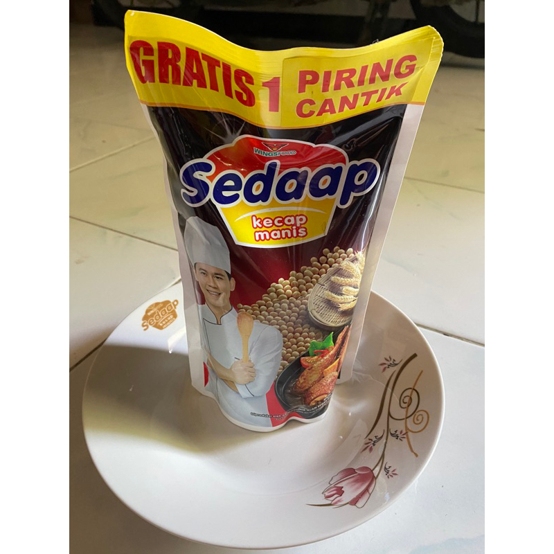 

Kecap manis Sedaap 550ml + piring free