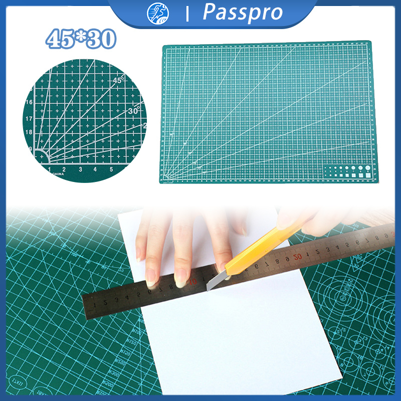 

A3/A4 PVC Cutting Mat Double-sided Cutting Pad DIY Board Tool Cutting Board-Papan Alas Potong