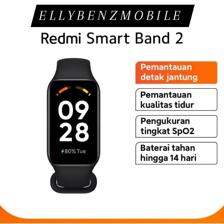 XIAOMI Redmi Band 2 Tahan Air 5ATM 1.47&quot; Hingga 14 hari New