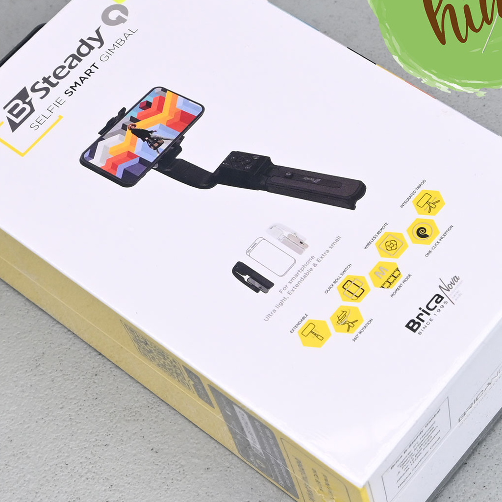 Brica Steady Q Gimbal Stabilizer Handphone Selfie Stick