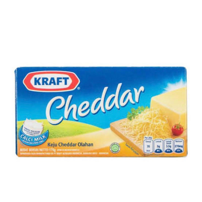 

Kraft Cheddar/Keju Cheddar Olahan 150Gr