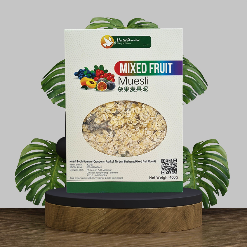 HP Organic Mixed Fruit Muesli 400gr Muesli Organik