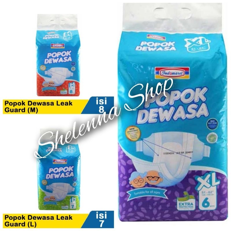 INDOMARET ADULT DIAPERS POPOK DEWASA PEREKAT DIAPERS KEBUTUHAN LANSIA MANULA DISKON MURAH