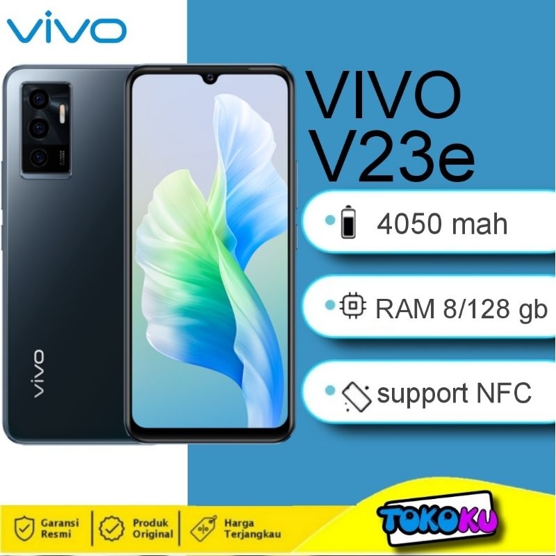 VIVO V23e V23 5G 8/128 GB garansi resmi indonesia