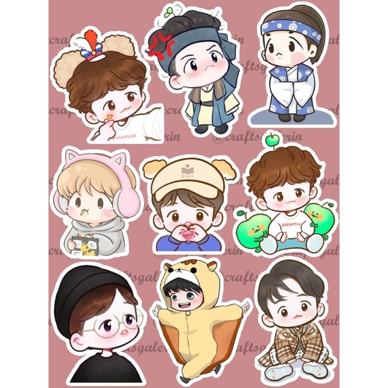 

Sticker Baekhyun EXO Waterproof | Sticker Tahan Air