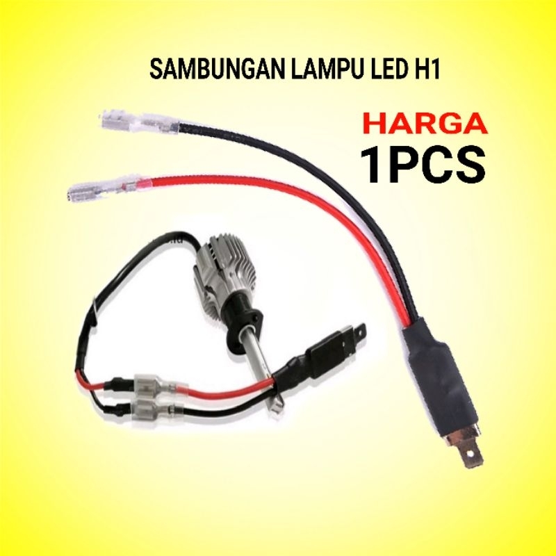 KABEL SAMBUNGAN KONEKTOR LAMPU LED H1