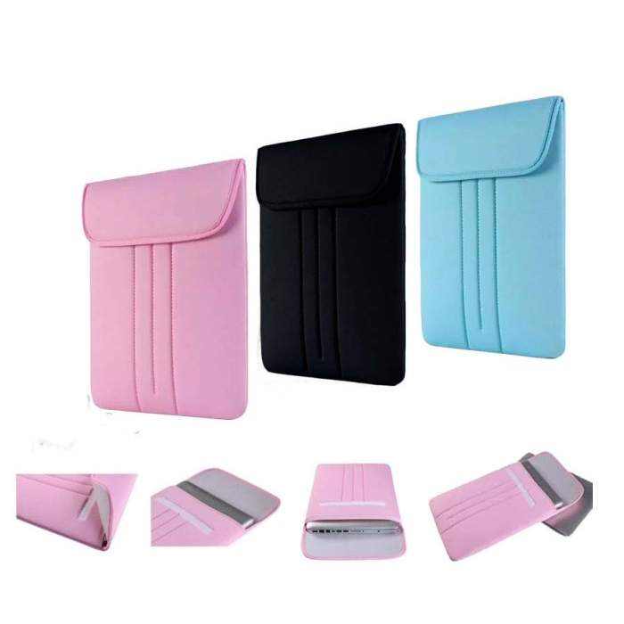 Tas Laptop Softcase 14 inch Top Loaded Waterproof Neoprene pink