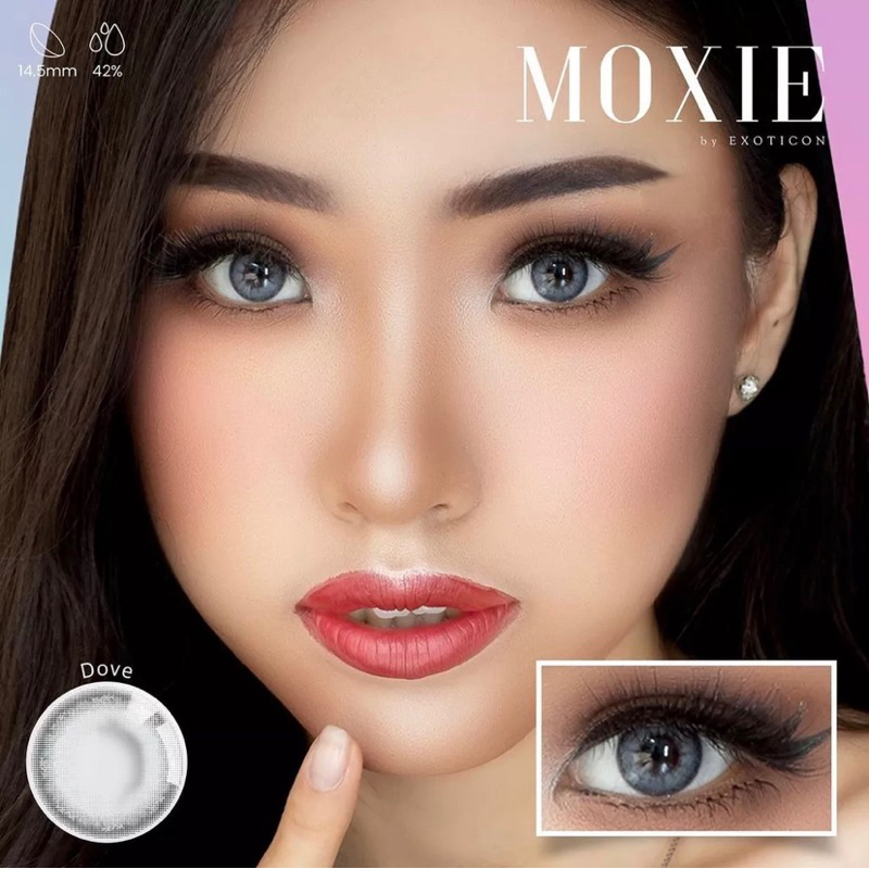 Softlens MOXIE DOVE by Exoticon MINUS (0,50 - 6,00) dia 14,5
