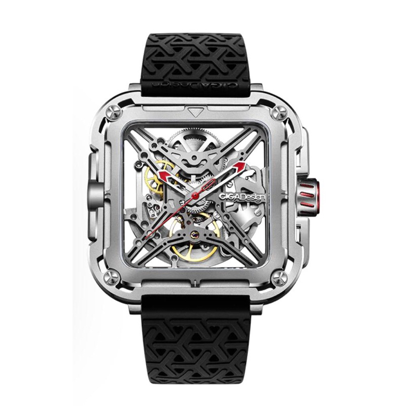 Jam tangan Ciga Design x Gorilla Silver Red Watch