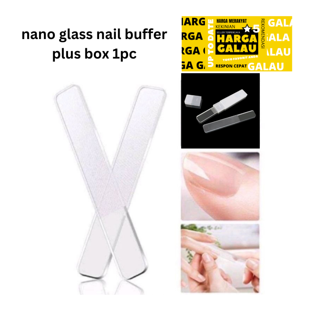 nail buffer shinner original  Kuku di jamin kilap nano glass file pengkilap kuku