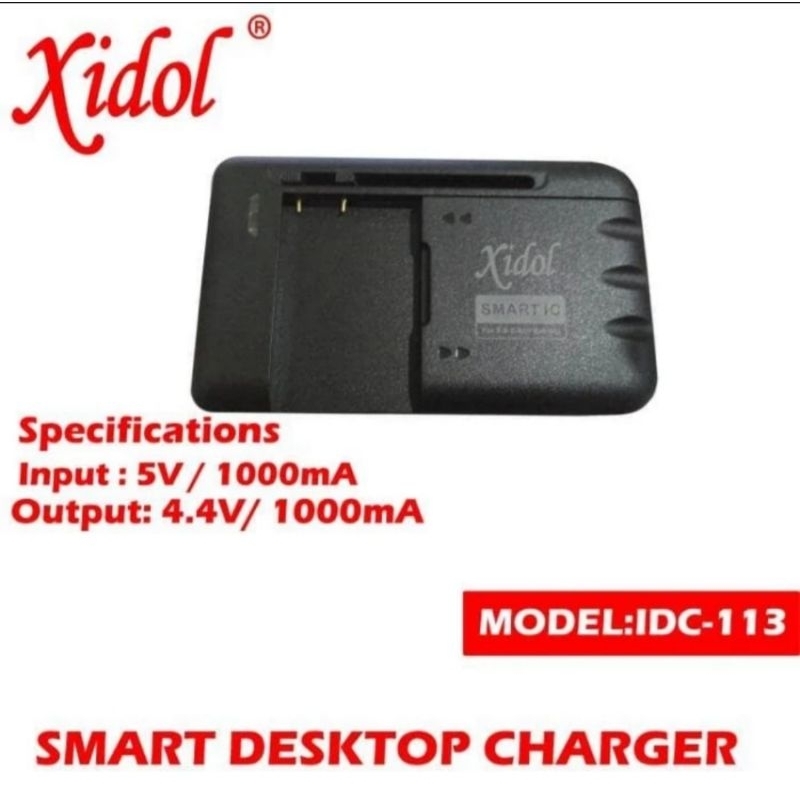 Smart Dekstop Charger Xidol Desktop Charger Universal / Casan Baterai
