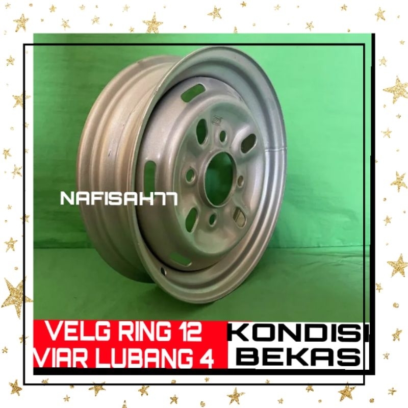 (TERMURAH)VELG SECOND VELG BEKAS REKONDISI VELG BEKAS KONDISI 90% SPARE PARTS MOTOR RODA TIGA