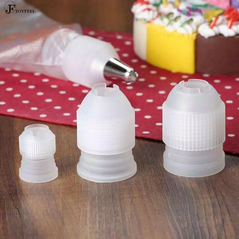 adaptor konektor spuit ( S ) / konektor spuit untuk ke piping bag / sambungan spuit