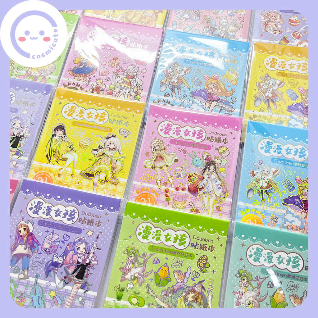 

Stiker Book Mini Anime / Mini Sticker Aesthetic Karakter Anime 24 Lembar / Stiker Book Mini / Buku Stiker Mini