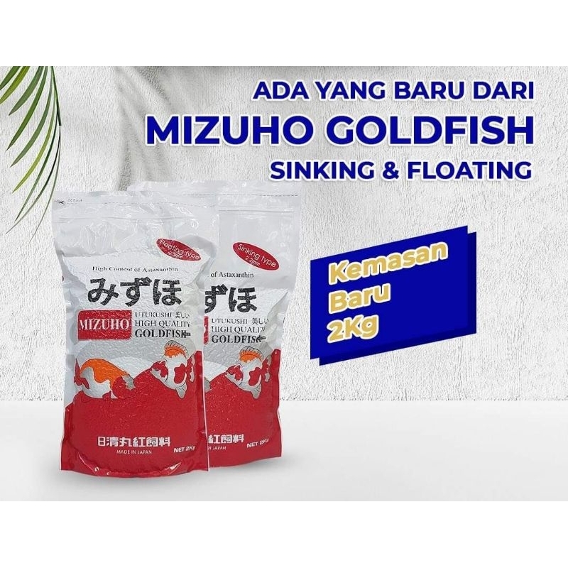 Mizuho Goldfish Sinking @2kg pakan Tenggelam