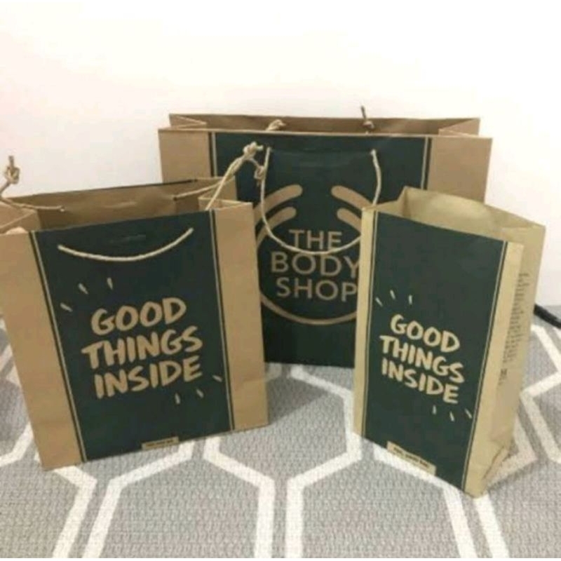 

the body shop paperbag