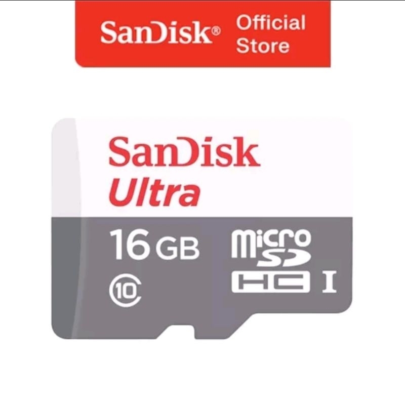 Sandisk Micro SD Class 10 32Gb 64Gb 128Gb 16Gb - Micro SD Sandisk Ultra Class 10