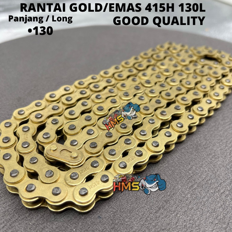 Rantai 415 130 H Gold emas Tipis - Rantai Gold emas 415H 130 Thailand PNP KE GEAR GIR SSS 415 THAILAND