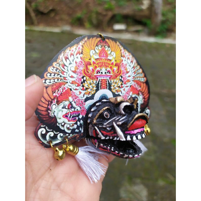BARONGAN mainan  jowoan TELON  PUTIH / souvenir/gantungan kunci /reog devil jaranan jawa timur baron