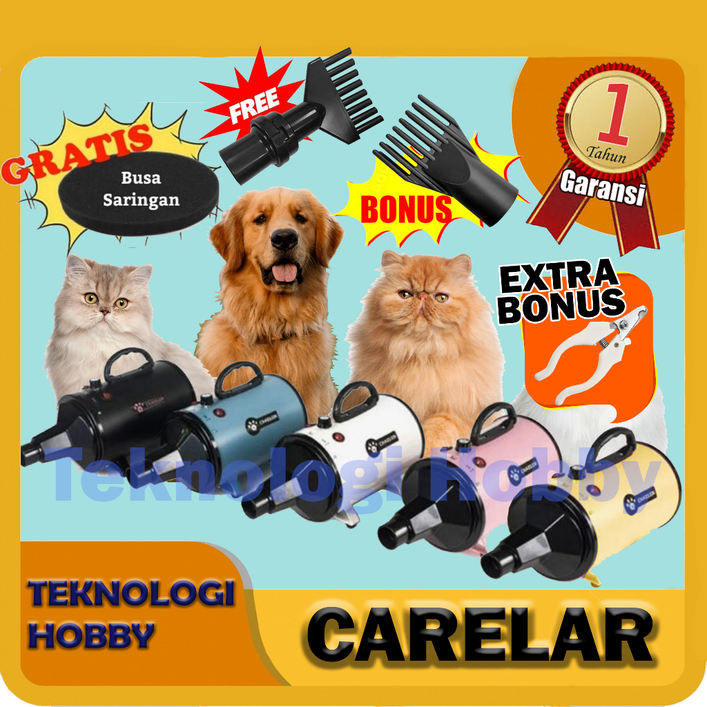 Blower Pet Dryer CARELAR / CHAO LUN CL-2016/CL-2016A Pengering Anjing Kucing Original