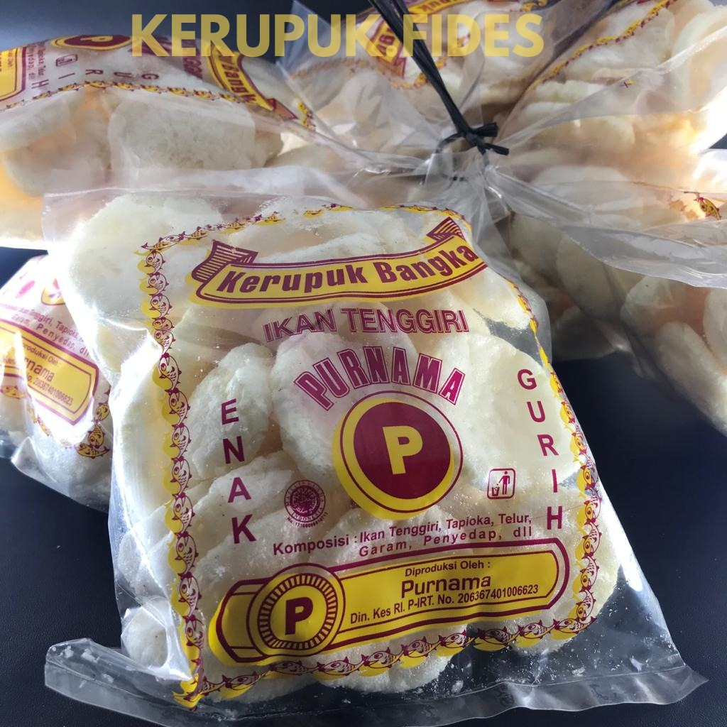 

Kerupuk Bangka Purnama Ikan Tenggiri - Koin Kecil - Enak Gurih Sedap Mantap Nikmat