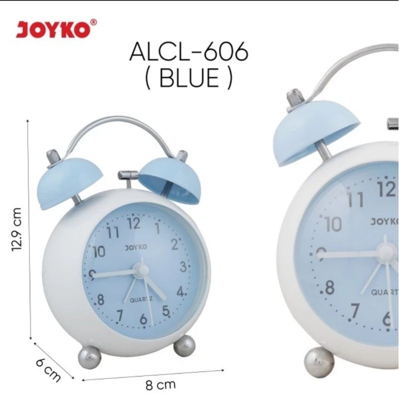 Jam Beker Joyko ALCL-606 FREE Baterai / Jam Weker Dering / Alarm Clock ALCL606