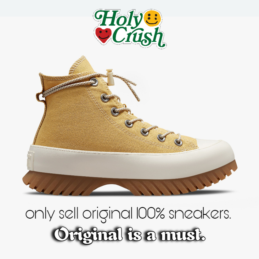 Converse CTAS Lugged 2.0 Utility Sneakers Trailhead Gold - Original 100%