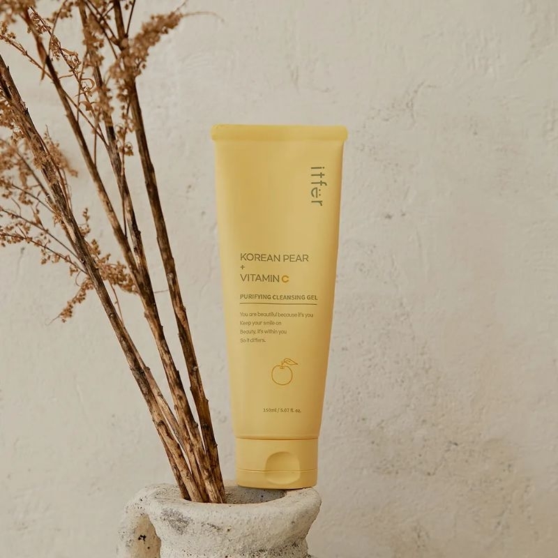 [𝐁𝐞𝐫𝐜𝐚𝟏𝟒] Itfer Korean Pear + Vitamin C Purifying Cleansing Gel | 150ml